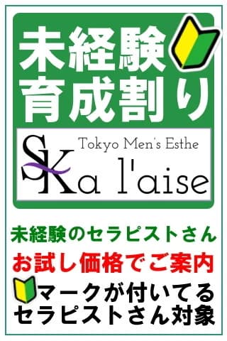 未経験育成割り | 荻窪・中野・高田馬場 メンズエステ 東京 a laise(アレイズ)SKの在籍セラピスト
