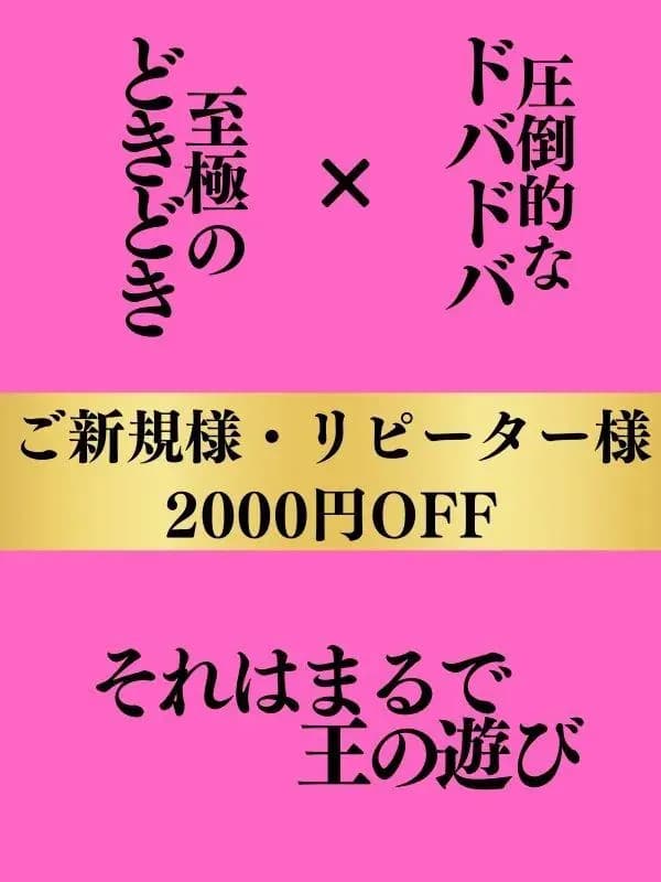 新規様・リピータ|新大阪・西中島のメンズエステなら『ドバ×2王国SPA』